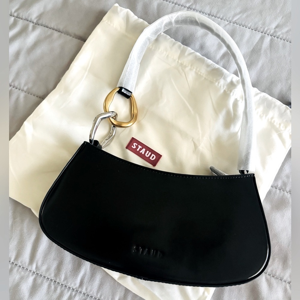 STAUD Ollie NEW Leather Shoulder Bag - Picture 8 of 8